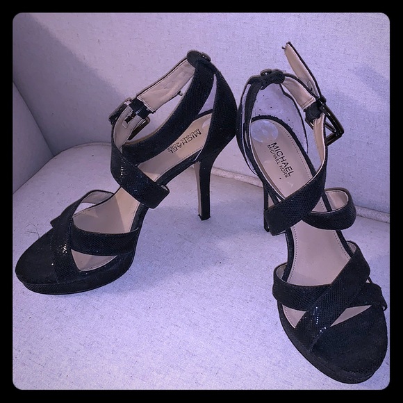MICHAEL Michael Kors Shoes - Michael by Michael Kors Black Strappy Stilettos